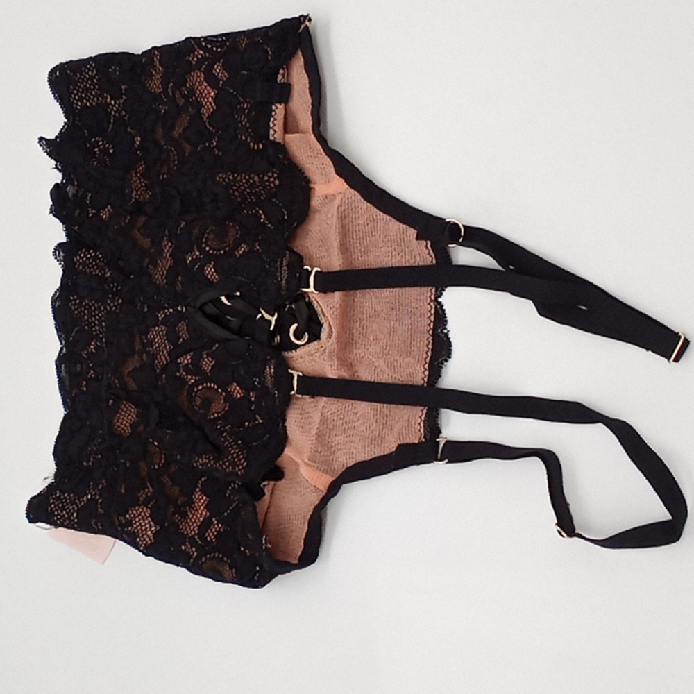 Free People We Are HAH Top 2 Bottom Cami Noir Black XS - Picture 8 of 13